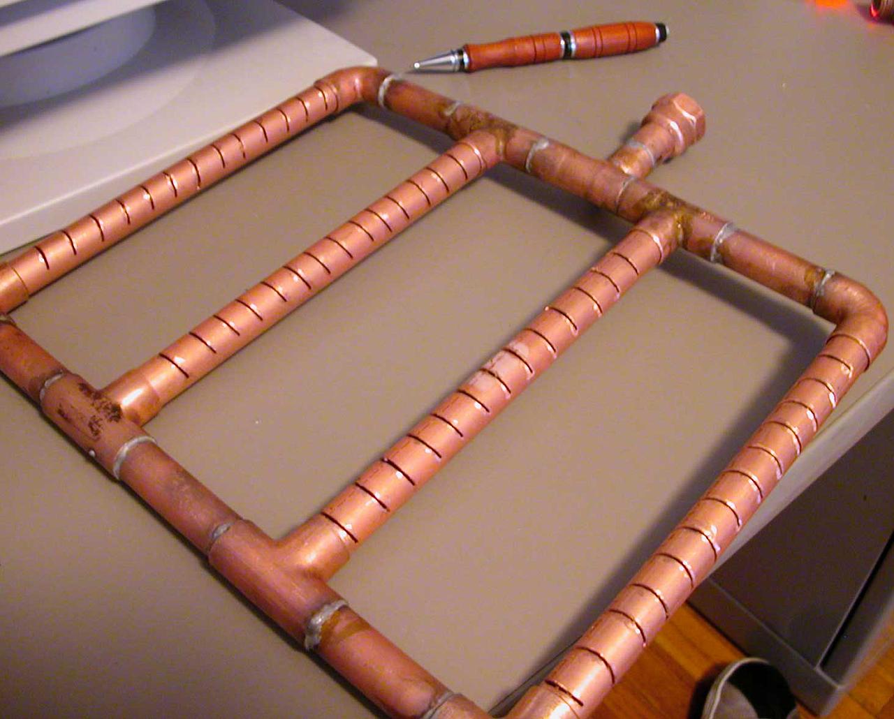The manifold assembled and slotted