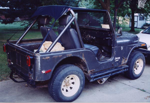 Here is the 1980 Jeep CJ5 that I bought.  It was very rough, but cheap.