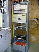 ILEC's fiber rack.