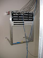 Patch panel to colo room.