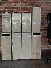 Old servers from an ISP we purchased that are currently not in use.