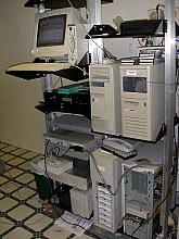 Here is a shot of the telco's other two racks that hold their machines.