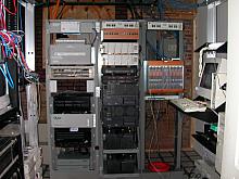 A general shot of the server room from the door.