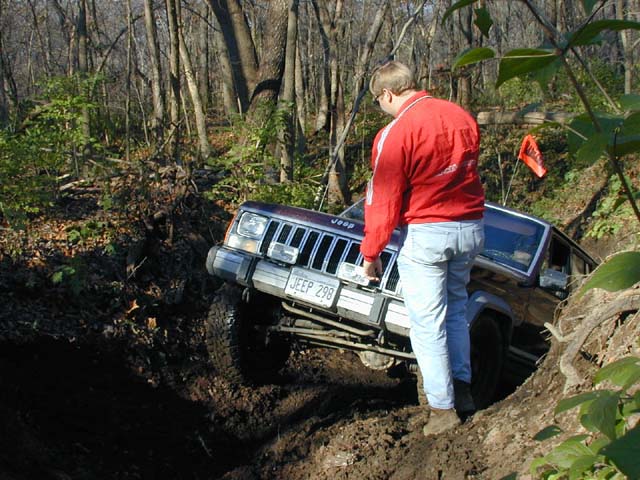 Don't run over Nick at the top of the hill.